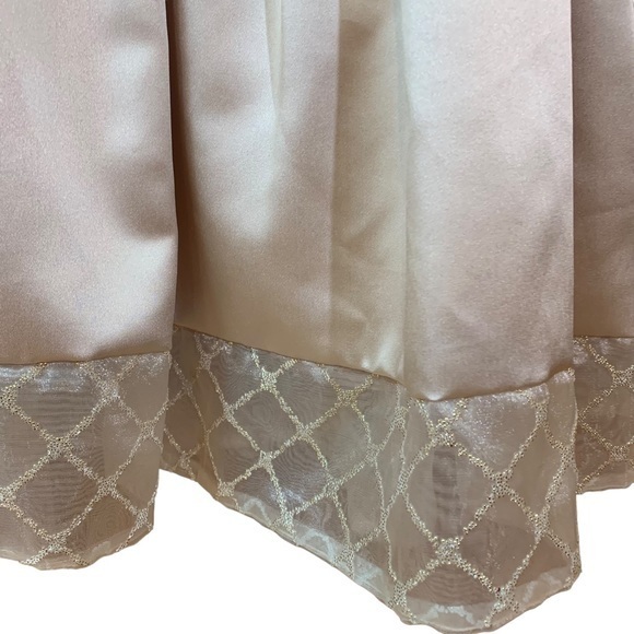 Bonnie Jean Blush Pink Gold Occasion Fancy Dress 7 - Picture 3 of 6